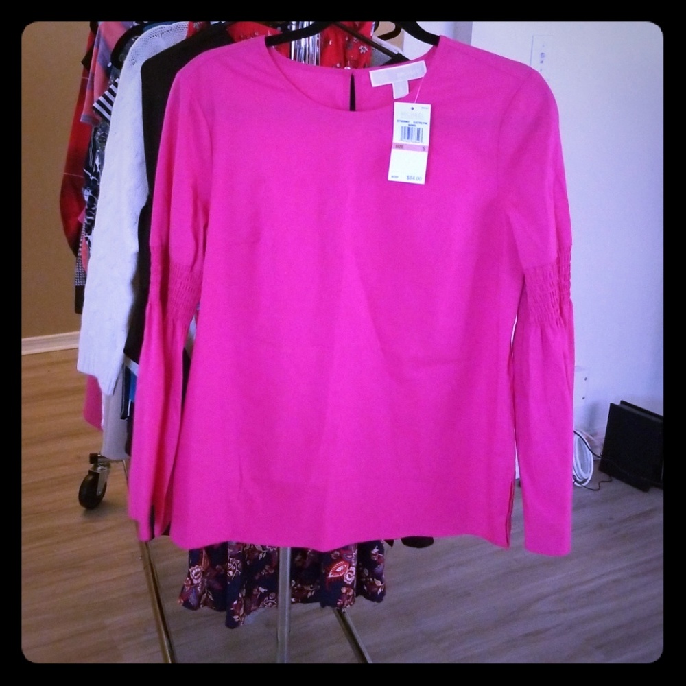Pink micheal kors blouse